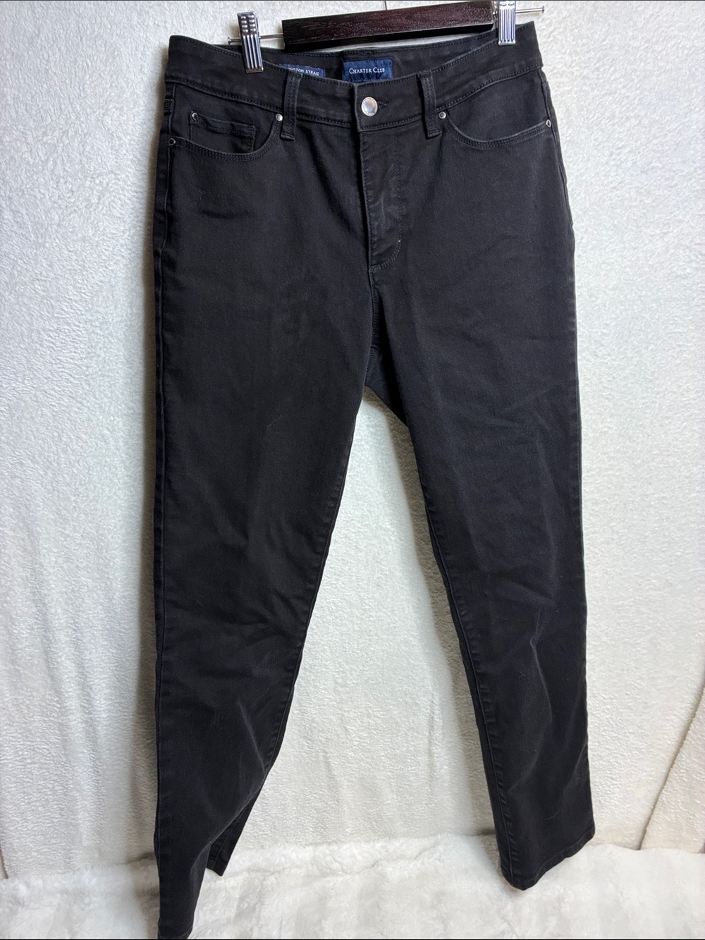 Christopher & Banks Black Slim Straight Jeans